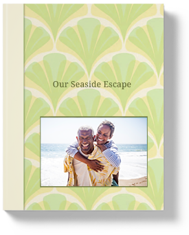Vacation Blog Book Seashell Cover